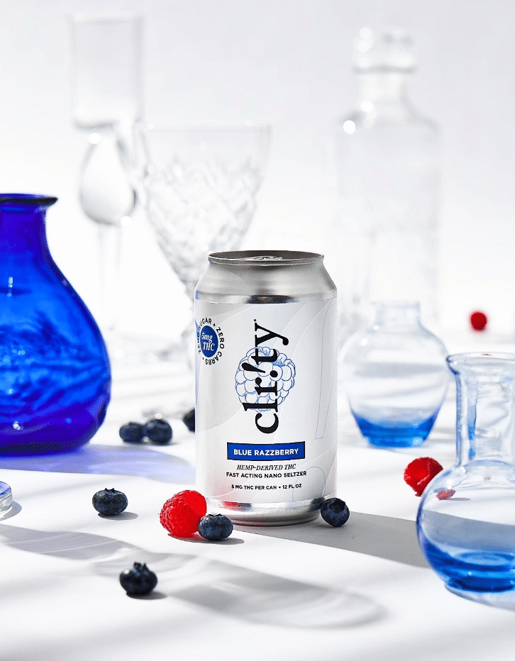 Clarity THC Clarity Blue Raspberry 5MG THC 4 can