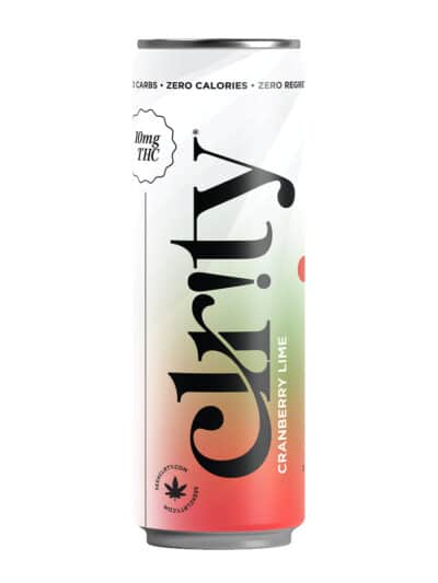 Cranberry Lime THC Seltzer