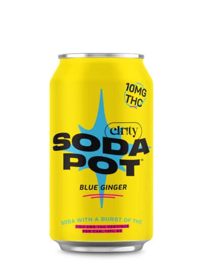 SodaPot Blue Ginger THC Soda