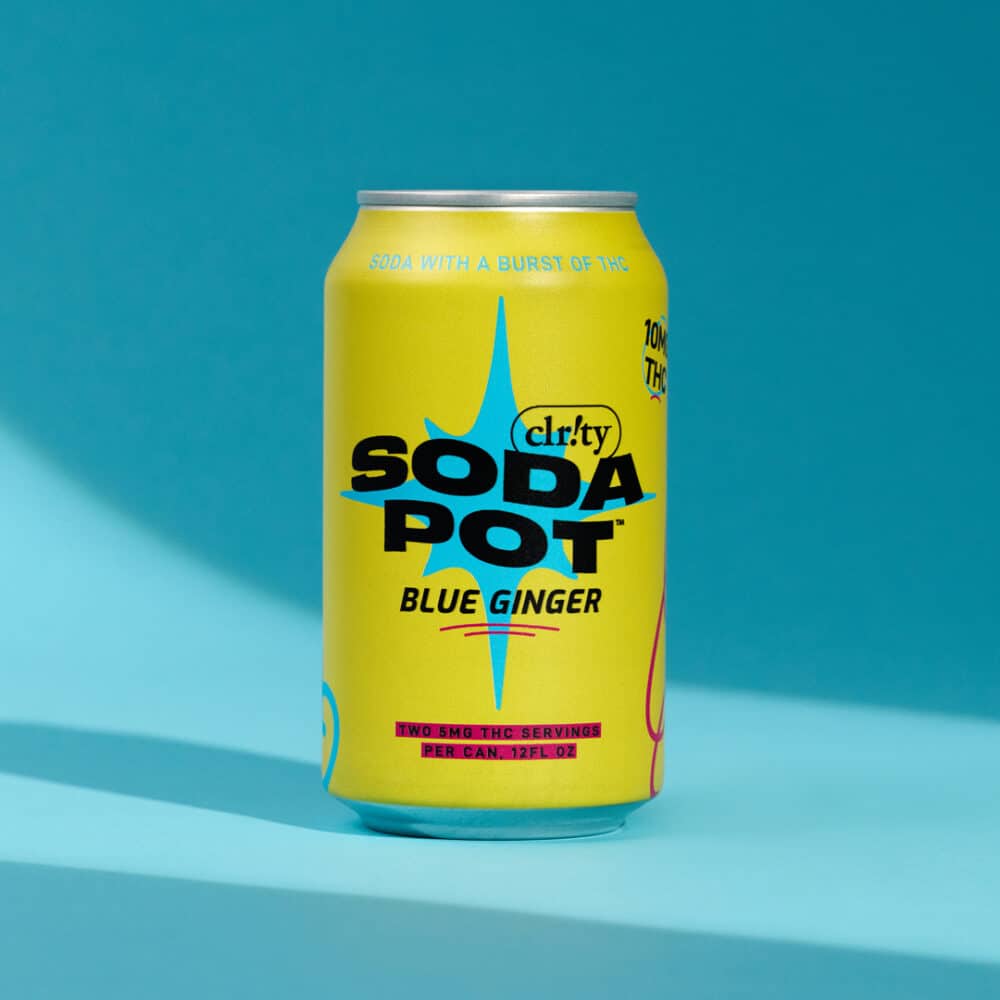SodaPot Blue Ginger THC Soda - Image 2